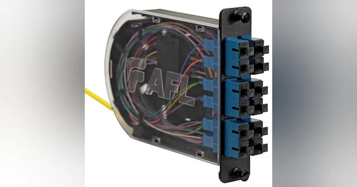 AFL launches Poli-MOD optical patch and splice module | Cabling ...