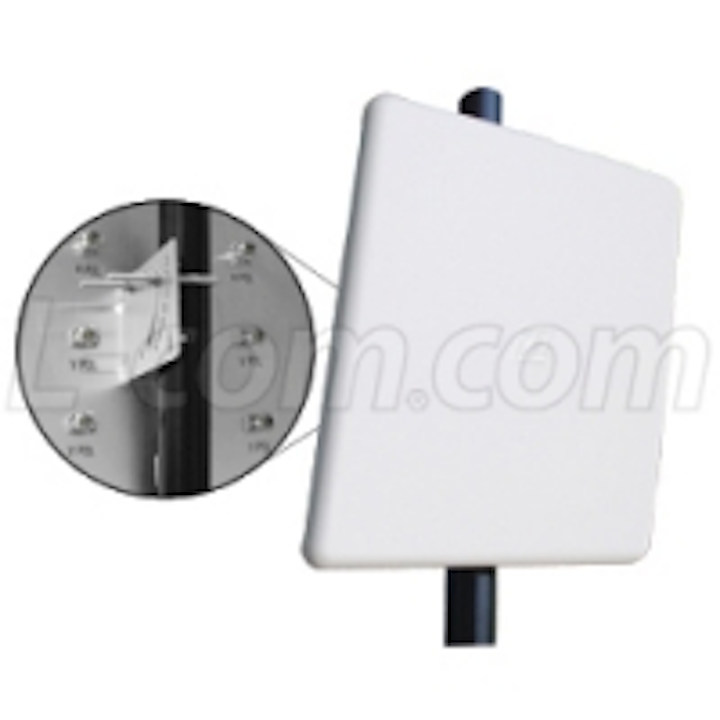 dual polarity 2 4 5 ghz flat panel antennas offer ubiquitous frequency support cabling installation maintenance