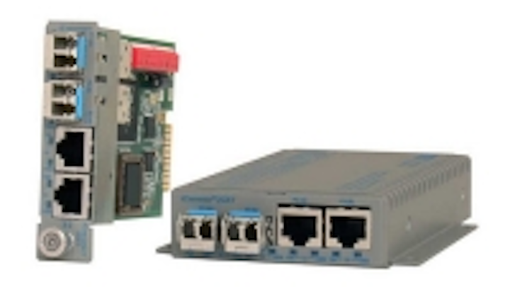 SFP media converter doubles fiber-optic density via copper switch equipment