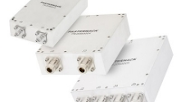 RF power combiners support broadband applications up to 6 GHz
