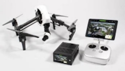 Live HD video transmission system incorporates aerial drone