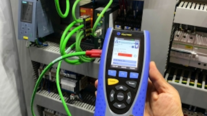 According to Ideal Networks, the handheld NaviTEK IE offers an easier test process in desk-free industrial networks than the traditional laptop-based process that also required specialized software.