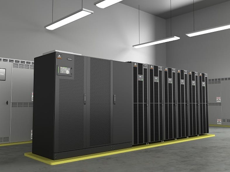 Vertiv&apos;s lithium-ion battery cabinet works with large capacity UPS units, fits standard data center rack