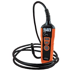 The WiFi Borescope&apos;s 9 mm camera has six on-board, adjustable LED lights and outputs high-quality 640 x 480 images.