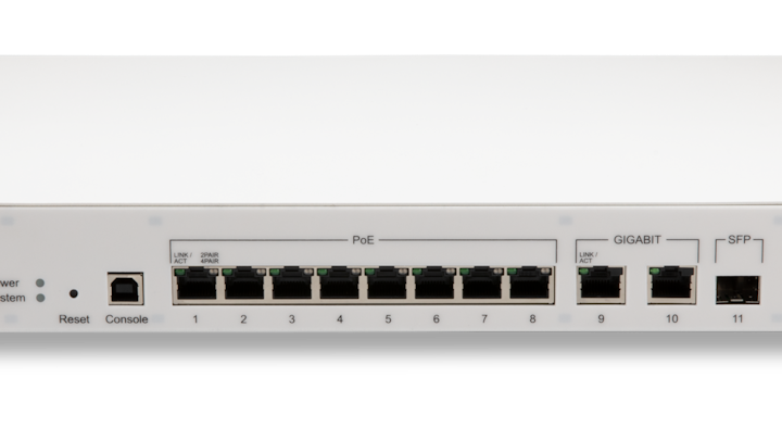 Microsemi's PDS-408G PoE switch can provide 60W of power on all 8 ports simultaneously, or as much as 90W on a single port.