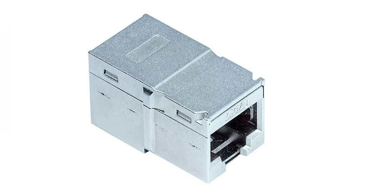 Compact RJ45 F/F coupler eases 10G Cat 6A connectivity | Cabling ...