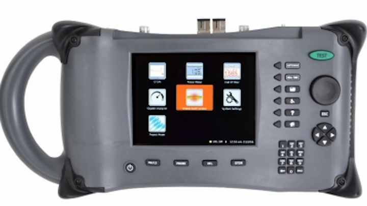 Fiber Instrument Sales' Thunder Bolt OTDR performs 7 functions: 1) OTDR, 2) Gigabit analyzer, 3) End-of-fiber checker, 4) Power meter, 5) Visual fault locator, 6) Reporting tool, 7) Connector inspector.