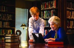 Residents of Williamsburg Landing in Williamsburg, VA each have a private router, and enjoy triple-play voice, video, and data service for a cost of $60 per month. Residents of Williamsburg Landing in Williamsburg, VA each have a private router, and enjoy triple-play voice, video, and data service for a cost of $60 per month.