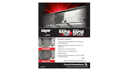 Fabricated in light duty aluminum, Cope's Rapid Tray conforms to NEMA specifications for 8A and 12A tray systems.