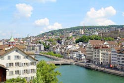 Zurich, Switzerland - Limmat River Zurich, Switzerland - Limmat River