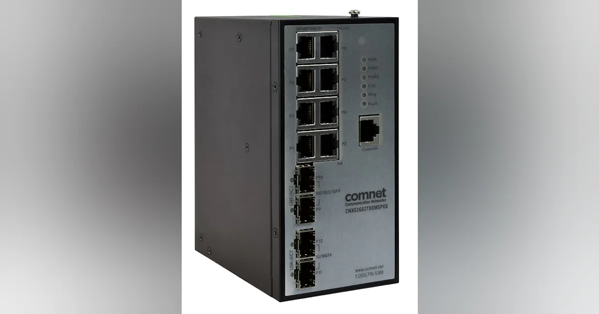 Commnet Router ComNet adds 10GigE managed switch | Cabling Installation & Maintenance