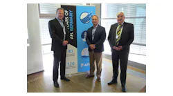 Pictured from left: Markus Philipp, Managing Director, AFL Germany; Kurt: Professor Dr.-Ing. Albert Moser of RWTH Aachen University