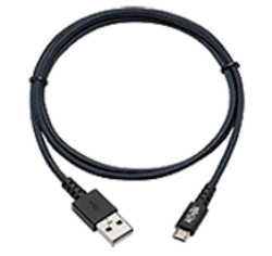 Cables come in three styles: USB-A to USB-C, USB-A to USB Micro-B and USB-A to Lightning connector. All styles are available in lengths of 3, 6 and 10 feet.
