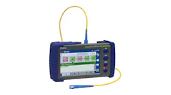 In addition to new multimode test capability, AFL says the FS300-325 OTDR enhances the FlexScan line's ease-of-use with a larger, higher-resolution (800x480) gesture-recognition touchscreen display.