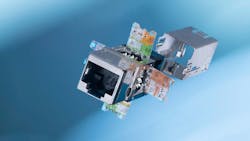 New Cat. 8.1 connection module is based on the award-winning design of R&M’s Cat. 6A module. New Cat. 8.1 connection module is based on the award-winning design of R&M’s Cat. 6A module.