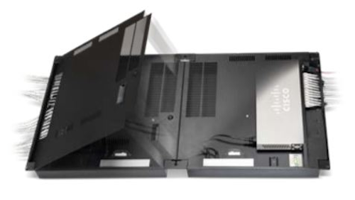 The PerConnect EcoFlexIT floor housing is a central element in Rosenberger OSI's FTT-ACP (fiber to the active consolidation point) concept.