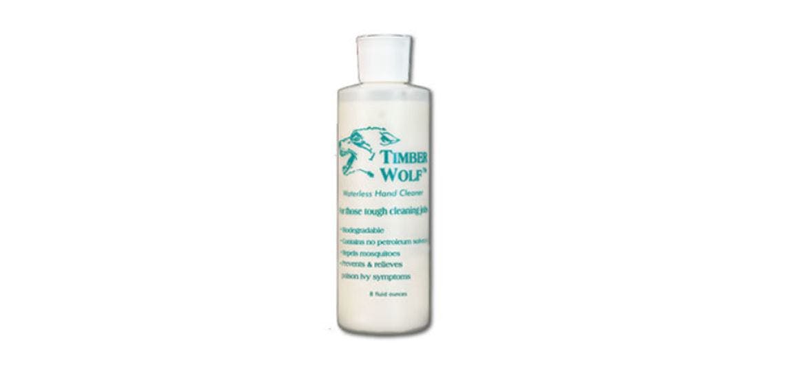 Timber Wolf is a waterless cleaner that removes the &apos;icky-pick&apos; of a fiber-optic cable from an installer&apos;s hands.