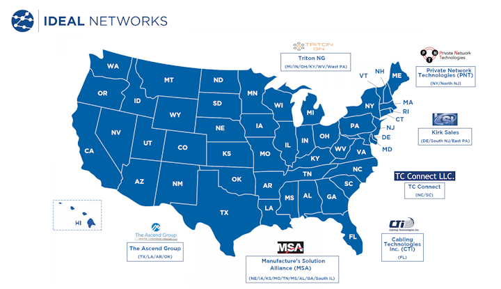 New Ideal Networks Rep Agencies To Support Us Customers Locally