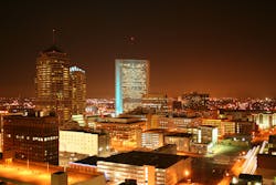 North side of Columbus, Ohio, looking across 3rd Street toward One Nationwide Plaza. North side of Columbus, Ohio, looking across 3rd Street toward One Nationwide Plaza.