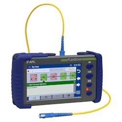 AFL’s FlexScan Quad OTDR is designed for contract installers and network operators deploying and maintaining both single-mode and multimode networks, including Fiber-to-the-Home (FTTH) Passive Optical Networks (PONs), Passive Optical LANs (POLANs) and point-to-point networks.