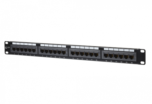 UTP 24 port 1RU LSA Cat.6 patch panel