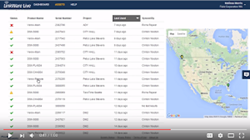 Avoid Project Delays. Track the last used location and monitor the status of all testers to ensure they are always calibrated and running the latest firmware.