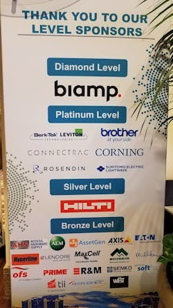2019 BICSI Fall Conference Las Vegas sponsors