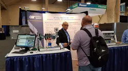 Omnitron Systems booth, 2019 BICSI Fall Conference, Las Vegas