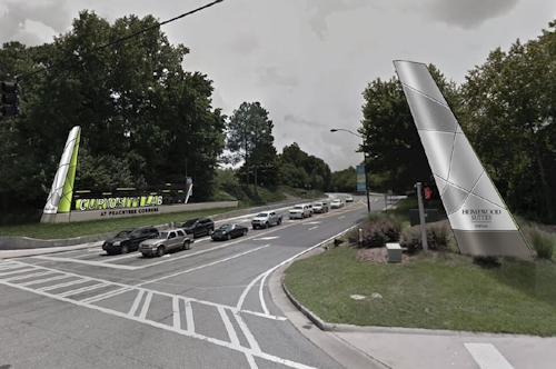 Peachtree Gateway Sign 2
