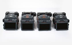 America Ilsintech recently added the K33, K33A, KR12, and KR12A to its Swift line of fusion splicers. The K33 and K33A are core-alignment splicers, while the KR12 and KR12A are ribbon splicers than can accommodate 1 to 12 fibers. America Ilsintech recently added the K33, K33A, KR12, and KR12A to its Swift line of fusion splicers. The K33 and K33A are core-alignment splicers, while the KR12 and KR12A are ribbon splicers than can accommodate 1 to 12 fibers.