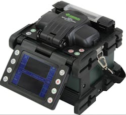 The 915FS fusion splicer that carried the Greenlee name is now available from Tempo Communications, which acquired Greenlee Communications from Emerson early in 2019. The 915FS fusion splicer that carried the Greenlee name is now available from Tempo Communications, which acquired Greenlee Communications from Emerson early in 2019.