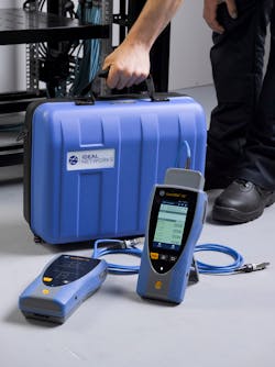 Ideal Networks recently introduced LanTEK IV, a cabling-certification tool with a frequency range up to 3000 MHz. Applications for single-pair cabling are likely to operate at frequencies as low as 100 kHz. Specifications for testing single-pair cabling systems across a frequency range that goes as low as 100 kHz are under discussion within the TIA's TR-42.7 Committee. Ideal Networks recently introduced LanTEK IV, a cabling-certification tool with a frequency range up to 3000 MHz. Applications for single-pair cabling are likely to operate at frequencies as low as 100 kHz. Specifications for testing single-pair cabling systems across a frequency range that goes as low as 100 kHz are under discussion within the TIA's TR-42.7 Committee.