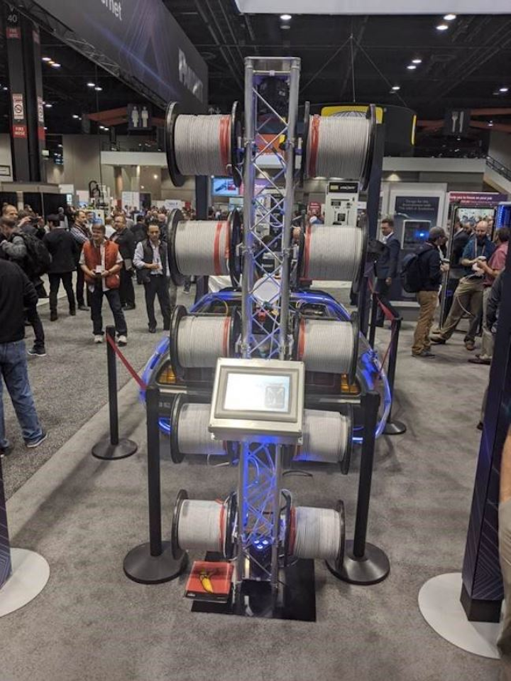 At the recent Rockwell Automation show, Fluke Networks demonstrated a prototype single-pair Ethernet adapter for the DSX-8000.