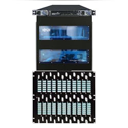 Tripp Lite offers Robotic Fiber Panel Systems, which employ robotic latching and remote management to optimally set fiber connections between network equipment. Tripp Lite offers Robotic Fiber Panel Systems, which employ robotic latching and remote management to optimally set fiber connections between network equipment.