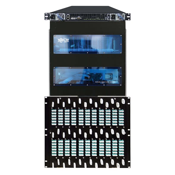 Tripp Lite offers Robotic Fiber Panel Systems, which employ robotic latching and remote management to optimally set fiber connections between network equipment.