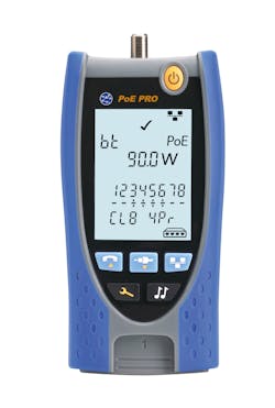 Ideal Networks' PoE Pro tester Ideal Networks' PoE Pro tester