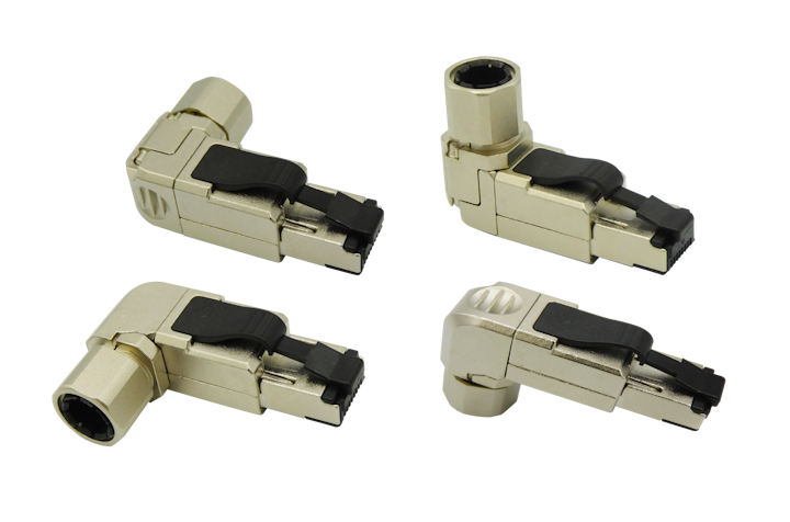 The Multi Axis punch down plug offers a 90° termination position with final position options of top, bottom or side entry.