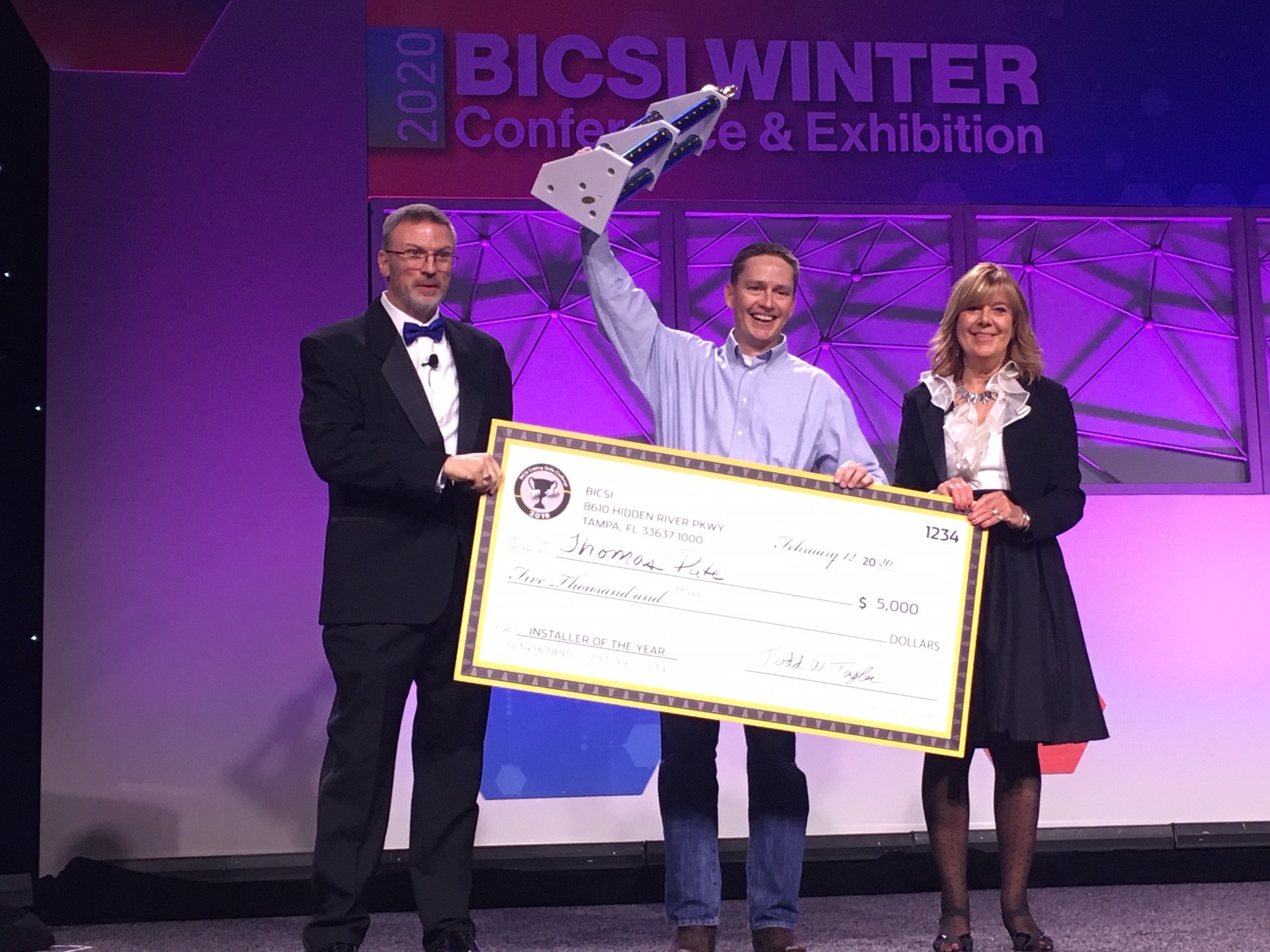 Thomas Pate, BICSI's 2020 Installer of the Year