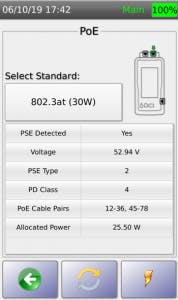 Example: Cat 6A PoE Test Results Example: Cat 6A PoE Test Results