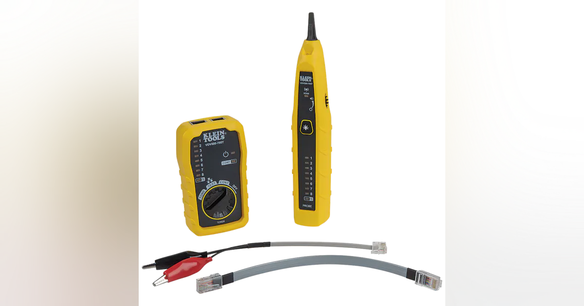 Tone, probe & trace kit delivers pin-to-pin wire map testing for RJ45 ...