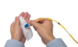 Dry wiping creates a triboelectric charge that attracts unwanted airborne dust to the connector face. Dry wiping creates a triboelectric charge that attracts unwanted airborne dust to the connector face.