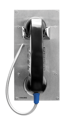 The vandal-resistant K-1900-812L-IP is PoE-powered and compatible with a wide array of VoIP SIP phone systems.