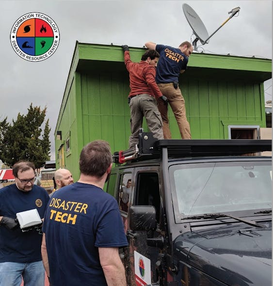 CommScope access points and switches are helping the Information Technology Disaster Resource Center (ITDRC) and #projectconnect.