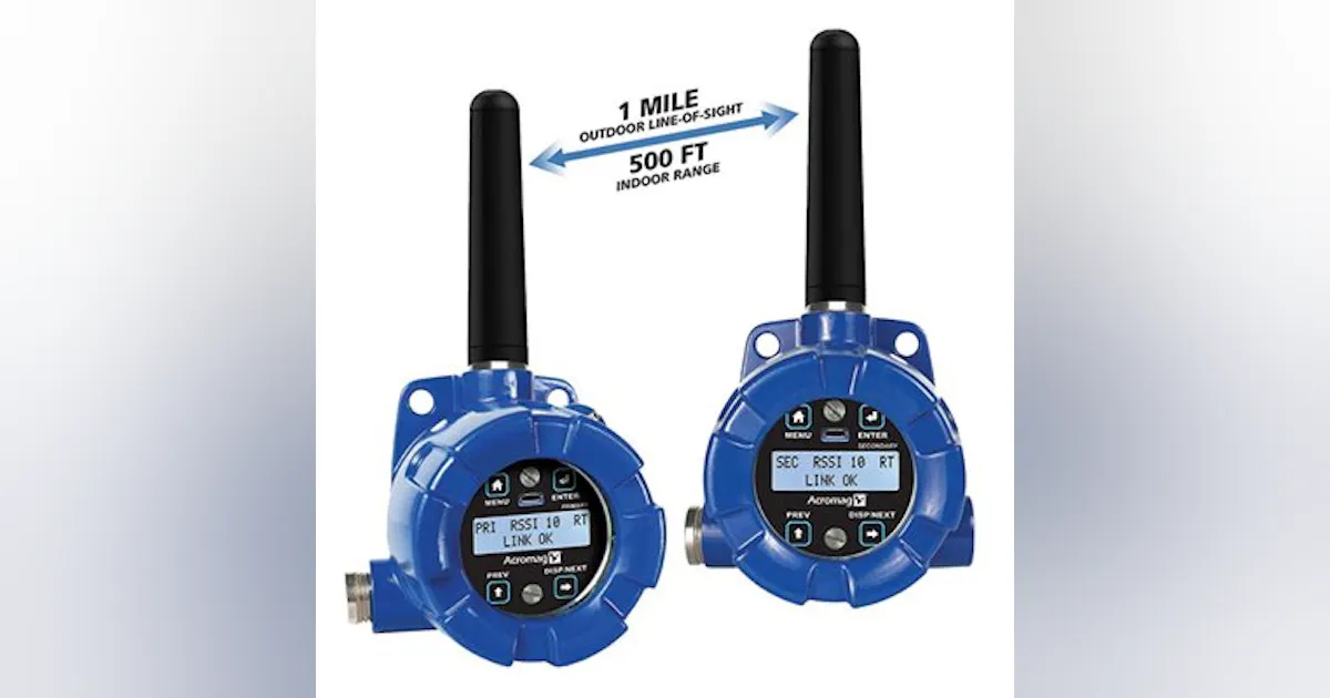 Point-to-point wireless I/O modules replicate hard-wired analog ...