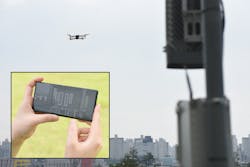 Samsung&rsquo;s new automated solution for measuring antenna configurations in 5G and 4G networks helps improve the efficiency and safety of site maintenance. The mobile device and camera-equipped drone seen here capture photos of installed antennas, and quickly provide results.