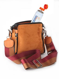 Travel-sized containers are easy to transport in a carry-on bag. Travel-sized containers are easy to transport in a carry-on bag.