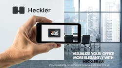 Customers can preview PoE-powered AV furniture using the Augmented Reality Gallery app from Heckler and PoE Texas. Customers can preview PoE-powered AV furniture using the Augmented Reality Gallery app from Heckler and PoE Texas.