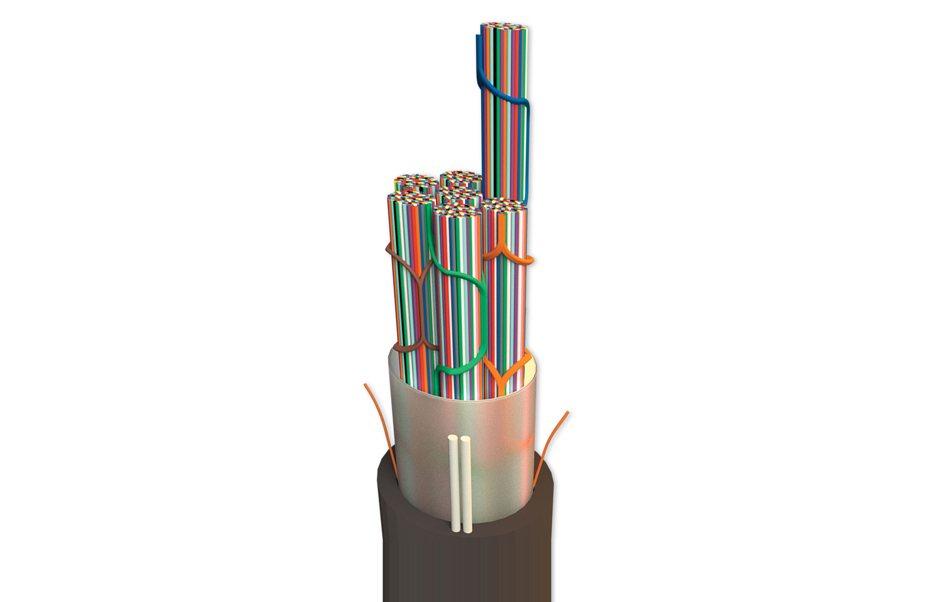 Fujikura's SpiderWeb Ribbon (SWR) Wrapping Tube Cable (WTC)