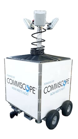 The RDU is powered by an on-board generator and can use a variety of backhaul methods including fiber, Ethernet, LTE or DOCSIS. The RDU is powered by an on-board generator and can use a variety of backhaul methods including fiber, Ethernet, LTE or DOCSIS.