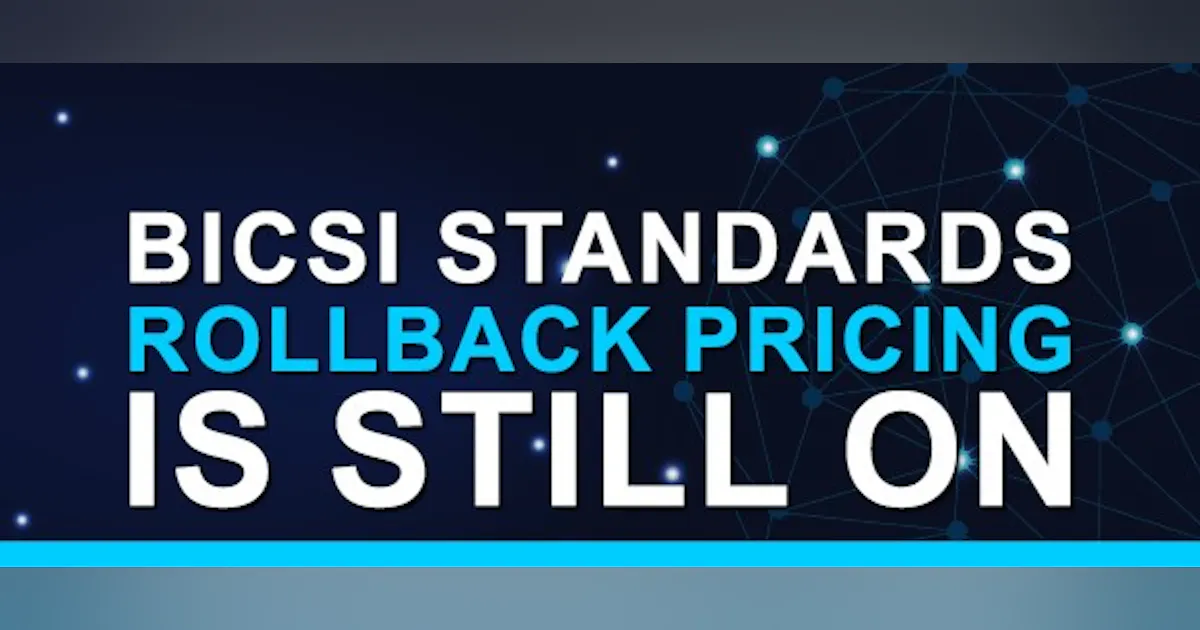 Bicsi Standard Rack BICSI Standards pricing alert | Cabling Installation & Maintenance